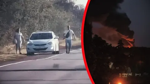 У Маріуполі після атаки дронів горять об'єкти російської логістики
