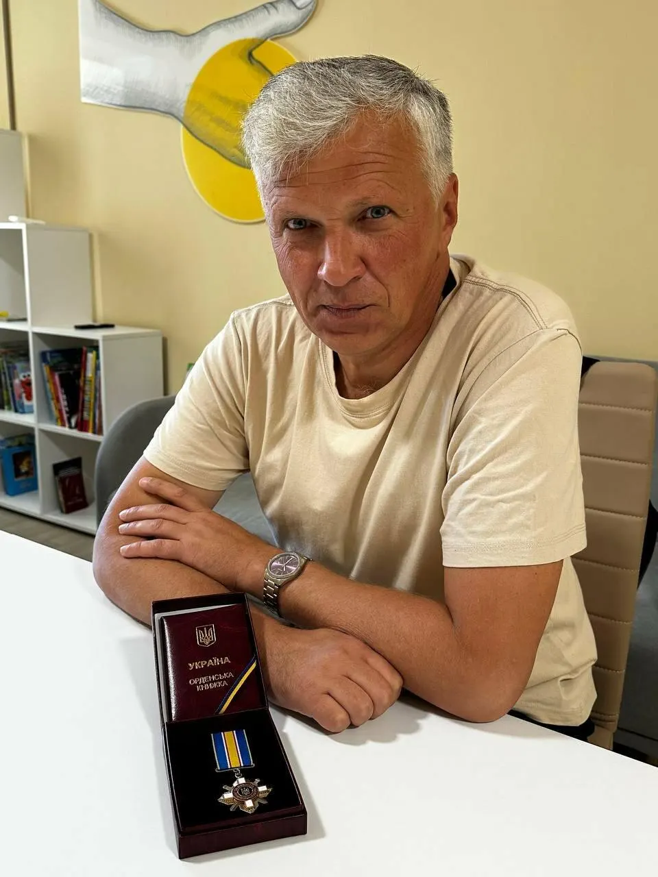 Захисник Маріуполя Андрій Дорохов отримав орден «За мужність» після повернення з полону