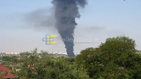 У Маріуполі після вибуху палає паливо: перекрито вулицю