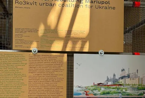 Візію відбудови Маріуполя показали на архітектурній бієнале у Венеції